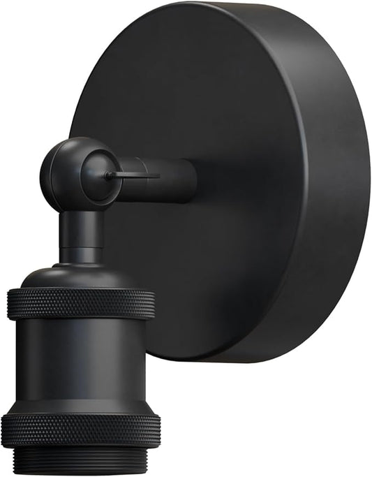 E27 Wall Sconce Light Fitting Bulb Holder With Adjustable Switch