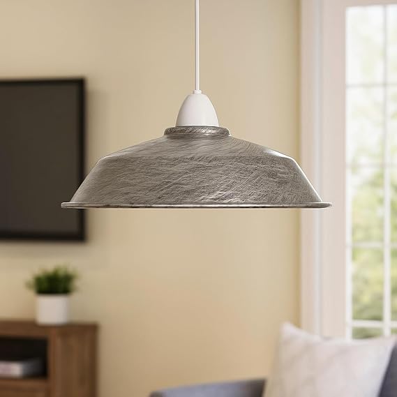 Industrial Hanging Ceiling Pendant Lamp Shade – Easy Fit