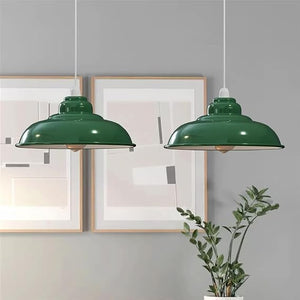 Vintage Metal Lampshade – Easy Fit E27 Ceiling Light Shade
