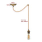 Vintage Metal E27 Spider Pendant Hanging Light Fixtures