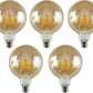 G125 E27 8W Vintage LED Globe Bulb – Dimmable Retro
