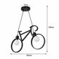 Retro Bicycle Ceiling Hanging Pendant Light Shade Modern cycle Lampshade