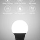LEDSone LED E27 A60 Light Bulbs, 18W (100W Equivalent) Non-dimmable Cool White 6500K Super Bright 1806 Lumens GLS Golf Globe Edison Screw Base Energy Saving Light Bulb for Modern Home Decoration