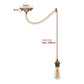 Vintage Metal E27 Spider Pendant Hanging Light Fixtures