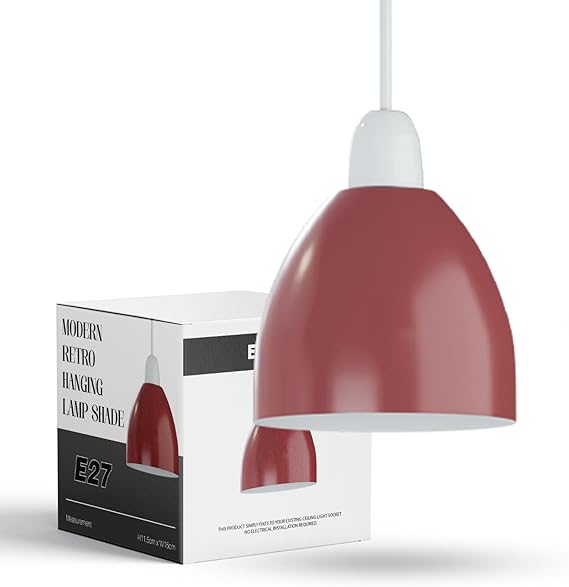 Modern Retro Light Shade Easy Fit E27