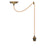 Vintage Metal E27 Spider Pendant Hanging Light Fixtures