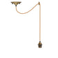 Vintage Metal E27 Spider Pendant Hanging Light Fixtures