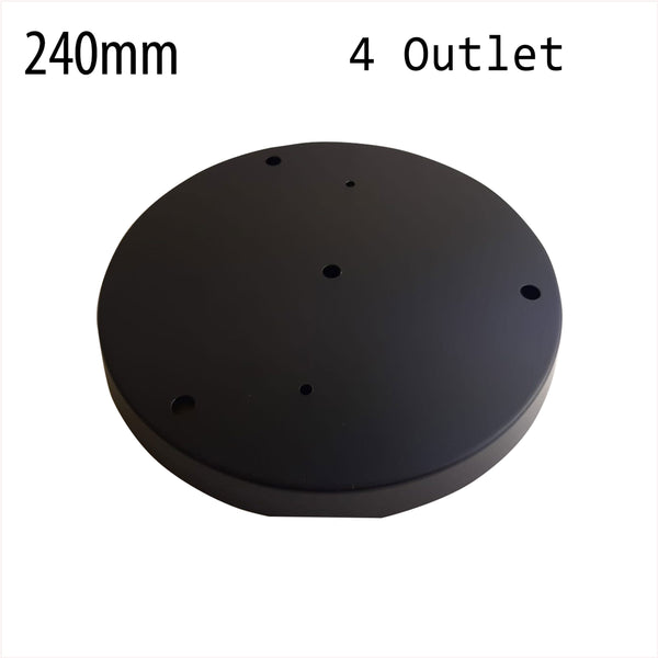 240mm 4outlet two color ceiling Rose chandelier