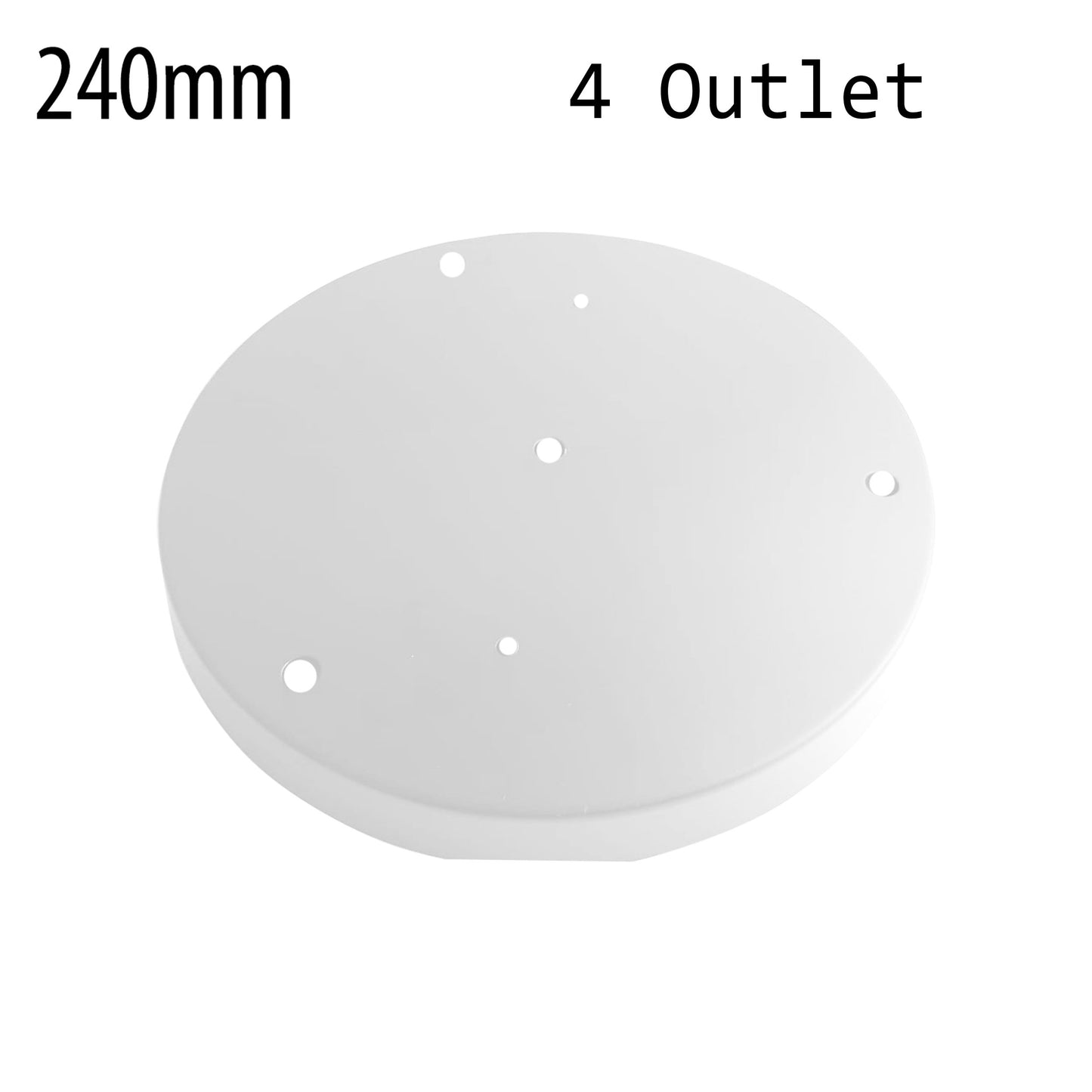 240mm 4outlet two color ceiling Rose chandelier