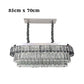 Vintage Crystal Chandelier Glass Round Ceiling Lights Hanging Pendant Light E14