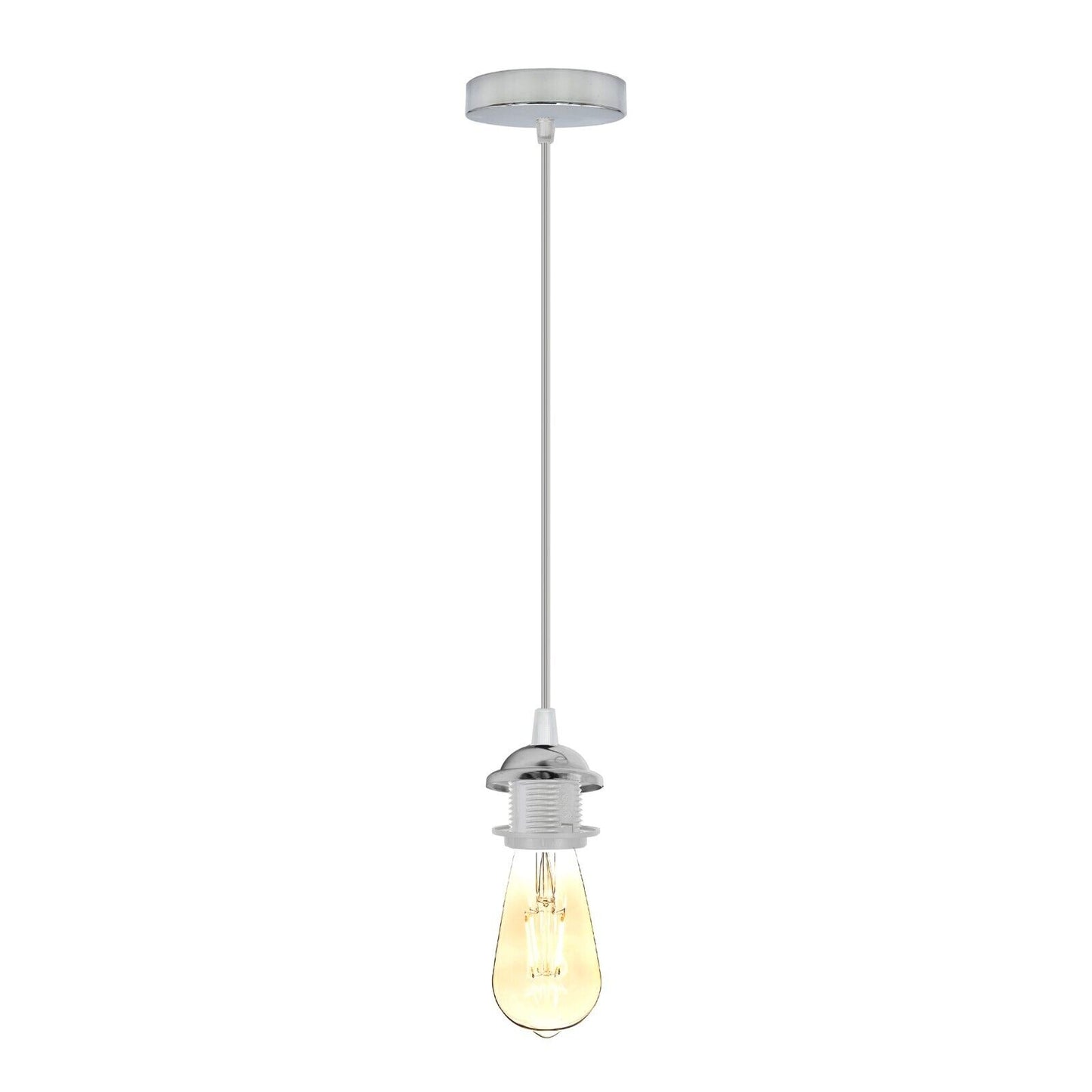 Industrial E27 Lamp holder Adjustable Ceiling pendant light