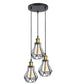 Vintage Industrial Black Cage Pendant Lights – 1/3/5 Way Ceiling Lamp