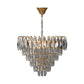 Modern Gold Crystal Chandelier Luxury Ceiling Pendant Lights for Living Room
