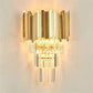 Modern Crystal Chandelier Gold Finish Round Crystal K9 E14 Luxury Pendant Light