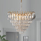 Modern Gold Crystal Chandelier Luxury Ceiling Pendant Lights for Living Room