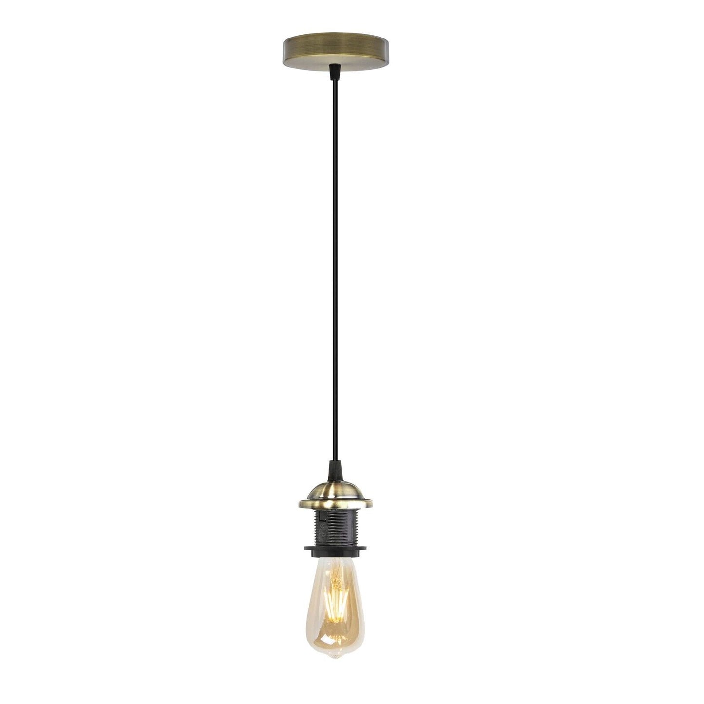 Industrial E27 Lamp holder Adjustable Ceiling pendant light