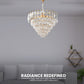 Modern Gold Crystal Chandelier Luxury Ceiling Pendant Lights for Living Room