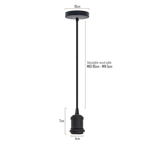 Industrial Metal E27 Ceiling Pendant Lighting