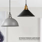 Metal E27 Pendant Light Holder with 1M PVC Hanging Cable for Decor