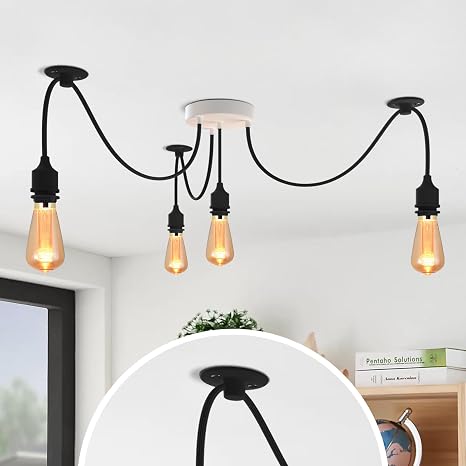 Ceiling Rose Base Hook Plate – Chandelier & Spider Pendant Holder