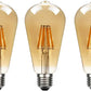 Industrial Dimmable ST64 E27 8W Vintage LED Filament Bulbs
