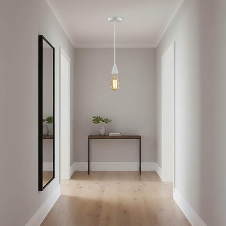 1m E27 Screw Pendant Lamp Holder | Hanging Bulb Holder