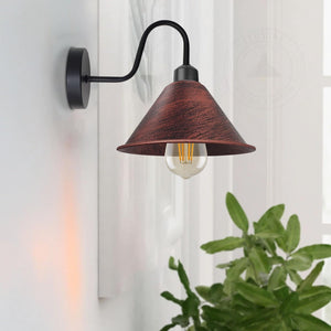 Modern Metal Easy Fit Ceiling Lampshade Yellow & Black | UK Delivery