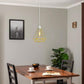 Yellow Geometric Cage Pendant Light Shade