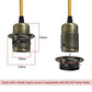 Vintage Metal E27 Spider Pendant Hanging Light Fixtures