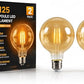 G125 E27 8W Vintage LED Globe Bulb – Dimmable Retro