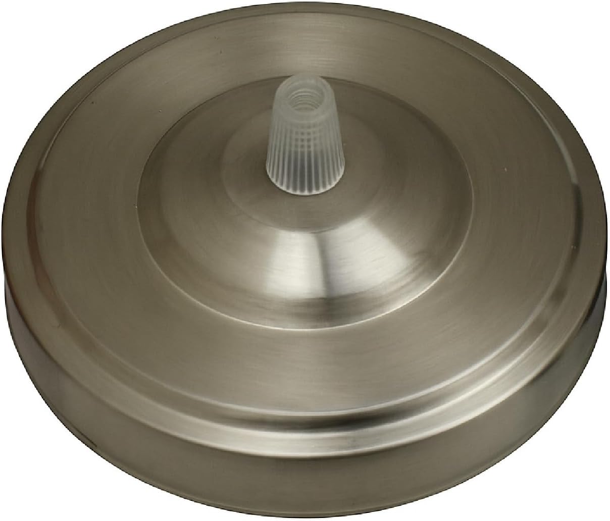 108mm Single Outlet Drop Metal Side Fitting Ceiling Rose