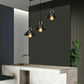 3 Way  Black Idustrial Hanging Pendant Light