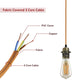 Vintage Metal E27 Spider Pendant Hanging Light Fixtures
