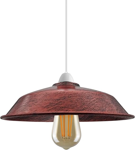 Industrial Hanging Ceiling Pendant Lamp Shade – Easy Fit