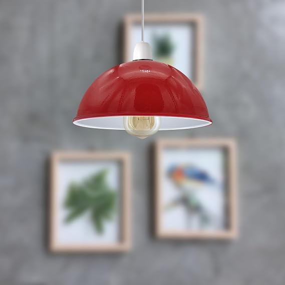 Easy Fit Dome Shape Hanging Light Lamp Shade