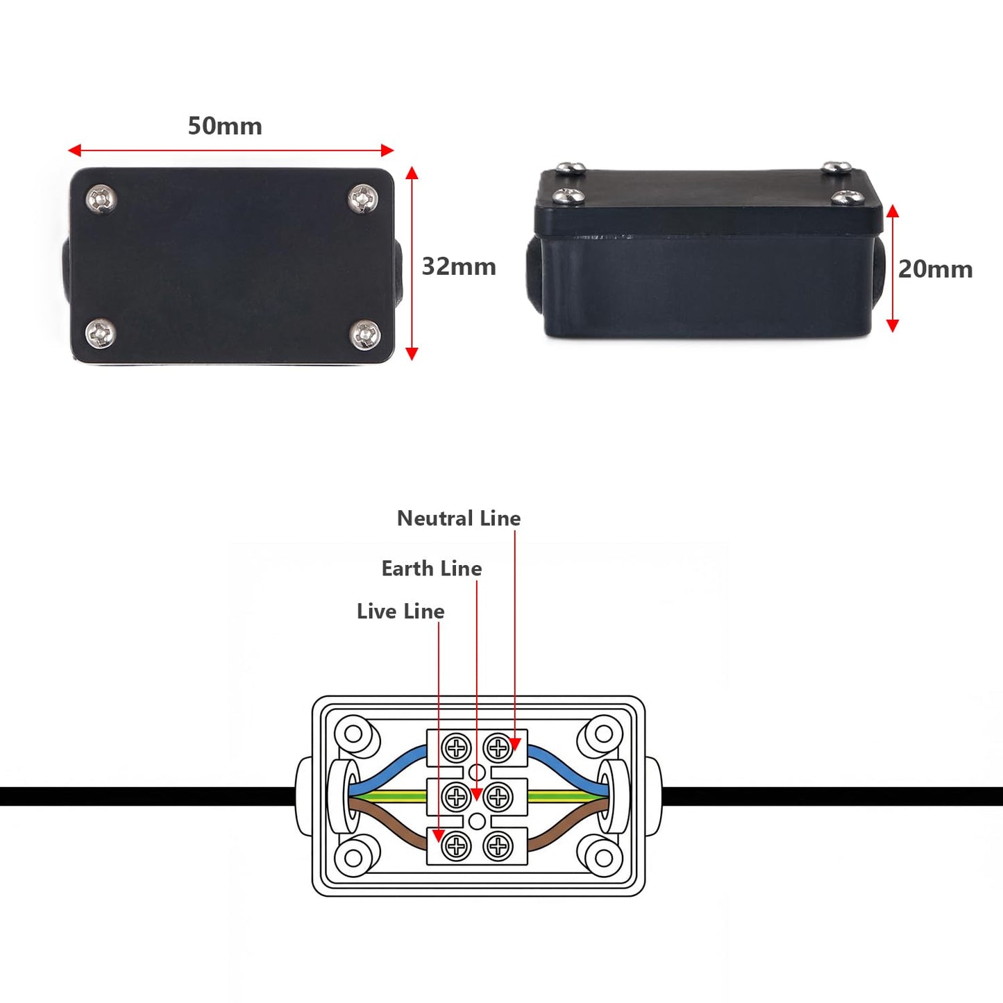 junction 3 wiring box connecto