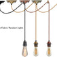 Vintage Metal E27 Spider Pendant Hanging Light Fixtures
