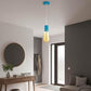 E27 Ceiling Light Fitting Industrial Multi color Pendant Lamp Bulb Holder
