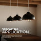 21cm Metal Easy Fit Pendant Lampshade – Curvy Vintage Shade