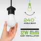 12W E27 A60 GLS LED Bulb – 1160lm 6400K Cool White