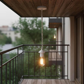 Metal Ceiling E27 Lamp Holder Pendant Light with Chain ~4037