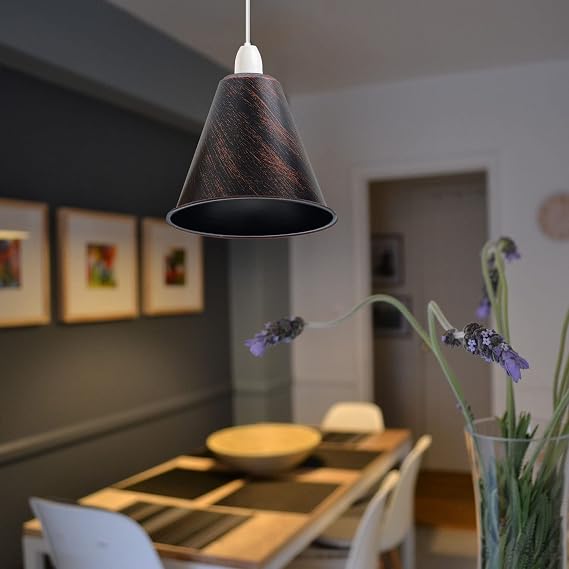 18cm Easy Fit Metal Ceiling Pendant Lamp Shade