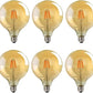 G125 E27 8W Vintage LED Globe Bulb – Dimmable Retro