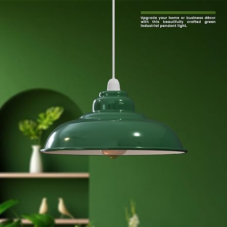 Vintage Metal Lampshade – Easy Fit E27 Ceiling Light Shade