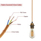 Vintage Metal E27 Spider Pendant Hanging Light Fixtures