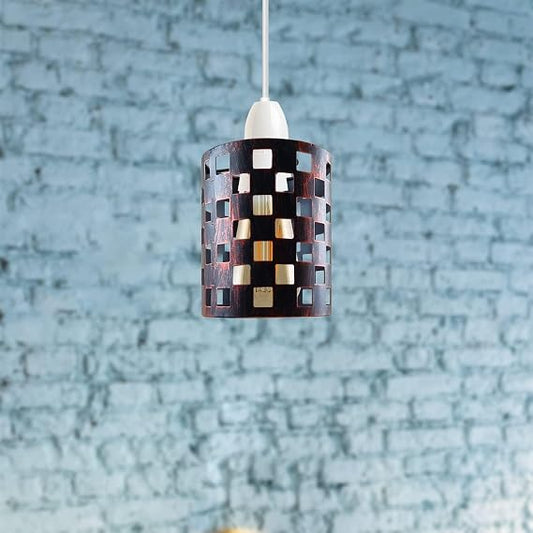 Metal Pattern Vintage Lamp Wire cage