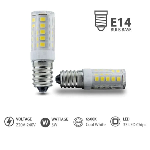 E14 3W  LED Corn Cooker Hood Light Bulbs