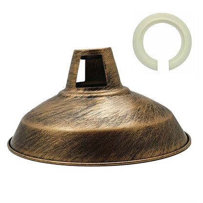 Retro Barn Light Shades: Vintage Top Hole, Easy-Fit Pendant Lampshades
