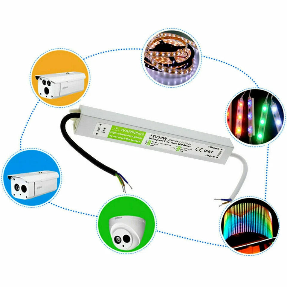 Waterproof 24V DC LED Driver IP67 Power Supply