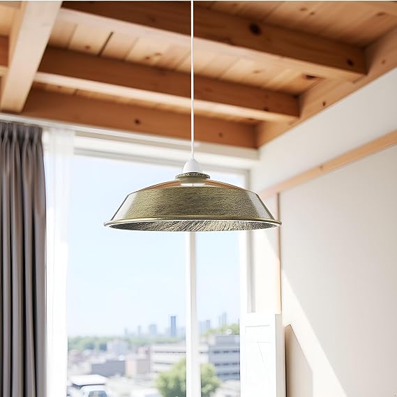 Industrial Hanging Ceiling Pendant Lamp Shade – Easy Fit